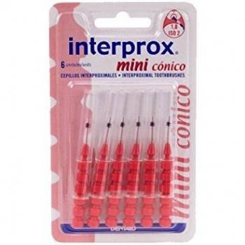 INTERPROX MINICONICO 6 U, Negro, Estándar