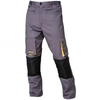 Pantalón de Trabajo Wolfpack 15017105, Multibolsillos y Rodilla Reforzada, Gris/Negro, Talla 50/52 XL