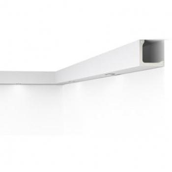 Moldura decorativa para iluminación directa NMC L4 arstyl diseño moderno blanco 2 m