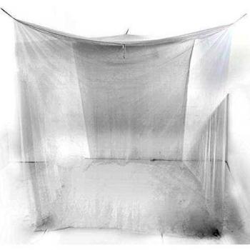 Mosquitera Rectangular Blanco Para Cama Acampada Camping Abaco Techo 220x200x210 Centimeter 500 gramo