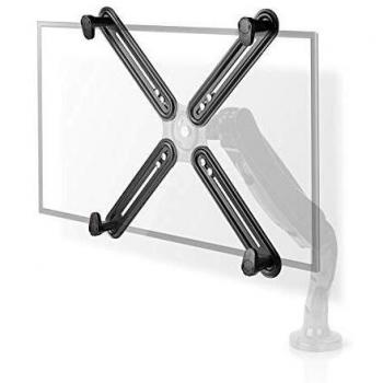 Kit de Adaptador para Soporte de Monitor, Capacidad hasta 8 kg, Compatible con Pantallas de 13 a 27 pulgadas, Color Negro