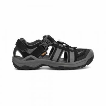 Sandalias de montaña Teva Omnium 2 para hombre, color negro y verde, tamaño 43 EU