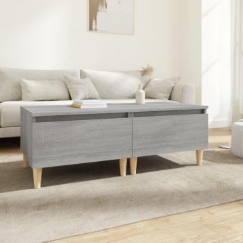 Mesas auxiliares 2 piezas Sonoma gris 50x46x35 cm madera multicapa contrachapada