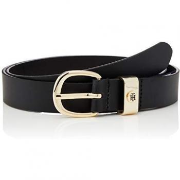 Cinturón de Piel Negro para Mujer Tommy Hilfiger