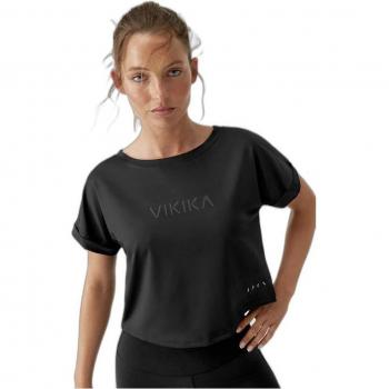 Camiseta de Manga Corta Born Living Yoga Absolute Black para Mujer