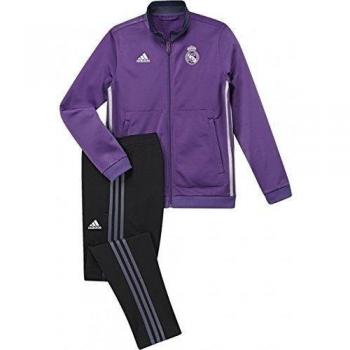 adidas Real Madrid Cf Pes Y - Chándal para niños de 15-16 años, color morado / blanco