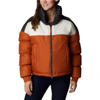 Chaqueta de montaña Columbia Pike Lake naranja para mujer