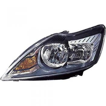 Faro Principal Derecho Ford Focus III (08-10) - Recambio Nuevo, Faro Delantero IPARLUX 11316904, Derecho - Faro Principal - Eléctrico Fondo Negro Black Mask H1+H7