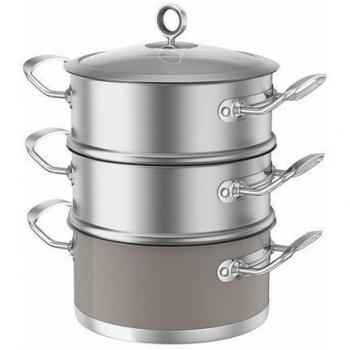 Morphy Richards - Olla vaporera de 3 niveles