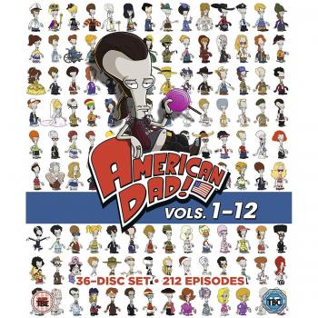 American Dad Volúmenes 1 a 12 - Colección Completa en DVD