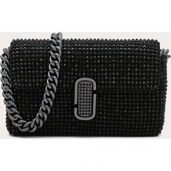 Marc Jacobs 'The J Marc Mini' Shoulder Bag, Black, Female, Size: ONE SIZE