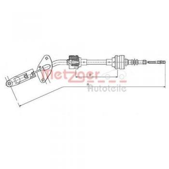 Cable de Embrague METZGER 622.10