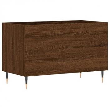 Mueble Discos de Madera Contrachapada Roble Marrón 74,5x38x48 cm