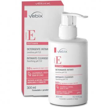 Vebix Phytamin E Limpiador Íntimo Calmante pH 7,0 300ml
