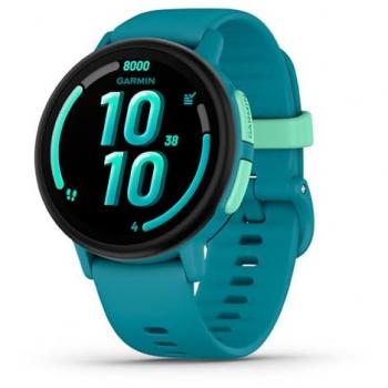Garmin Bounce 2 Smartwatch Infantil LTE 43mm, Pantalla AMOLED Color, Resistente al Agua 5ATM, Correa de Silicona
