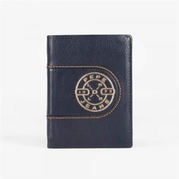 Cartera Vert. Monedero Azul