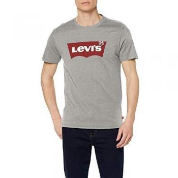 Levi's Sleek Gray Crew Neck Logo Tee - XXL