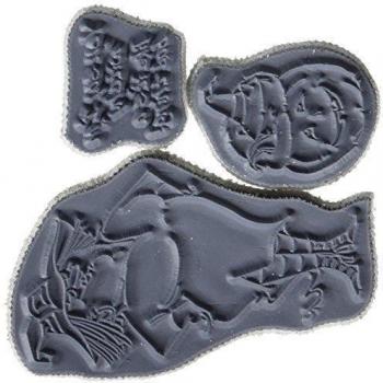 Art Impressions Halloween Cling Rubber Stamp Set-Witch Wanda