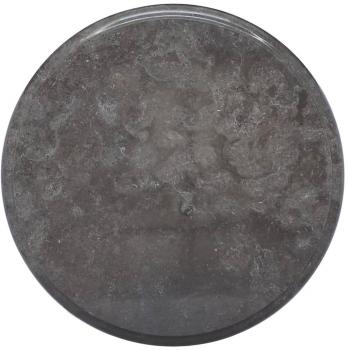 vidaXL Black Marble Table Top Ø40x2.5 cm