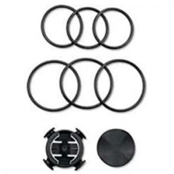 Garmin Quarter Turn Bike Mount for Edge 500 - Black, compatible with Garmin Edge 500 GPS cycling computers, features a secure quarter-turn design for easy attachment and removal from the bike