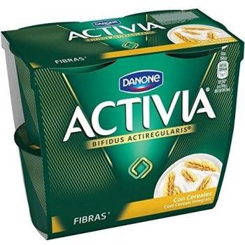 Activia Fibras Cereales 4x120 g