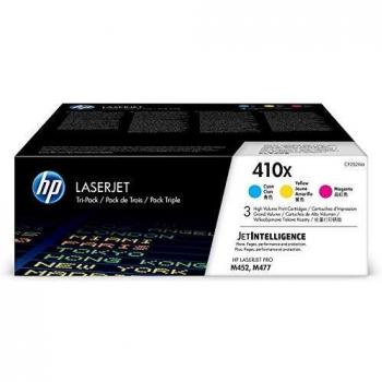 HP Inc. Toner Cartridge 410X C/Y/M/Triple Pack