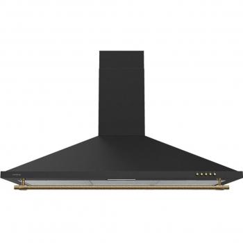 Infiniton CMPP-RU92 Campana Decorativa, 3 Velocidades + Función Intensiva, Color Negro y Acero Inoxidable