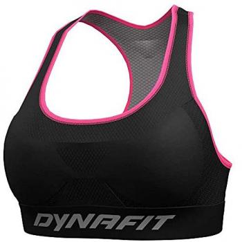 Dynafit Speed Women's High Support Sports Bra M/L - Black/Pink