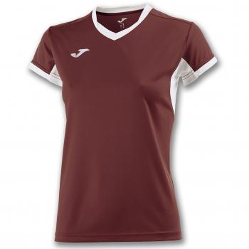Joma Champion IV Camisetas Equip. M/C, Niñas, Burdeos, XS