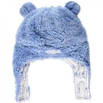 Pumpkin Patch Furry Hat With Ears, Sombrero Para Bebés, Azul