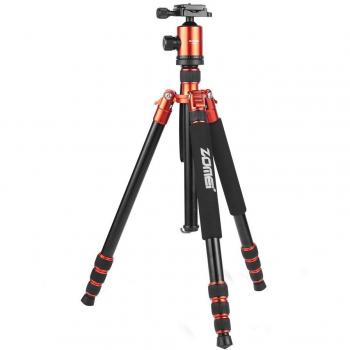 Zomei Z818 Trípode de Aluminio Ligero para Cámara con Rótula, Portátil Monópode 65-Pulgadas Desmontables,360 Grados de Cabeza de Bola,1/4 Quick Release Plate con Bolsa de Transporte para Canon Sony