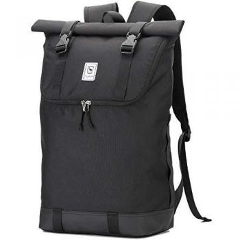 OIWAS Mochilas Escolares Juveniles Mochila Negra Hombre Trabajo Tipo Casual 15.6 Pulgadas Ordenador Portatil Universidad Backpack Musicos Viaje Urbanas