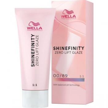 Wella Professionals - Zero Lift Glaze Tinte temporal 60 ml Gris con Blue Booster 00/89