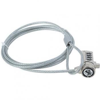 niceeshop(TM) 1.8m Bloqueo de Cable de Seguridad para Noteguard Universal y El Ordenador Portátil, Plata