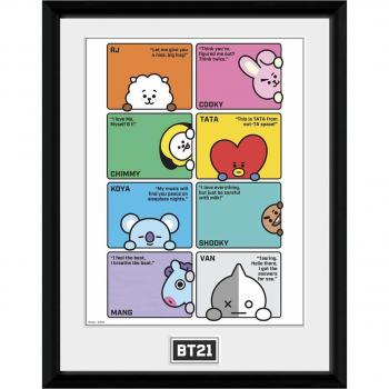 Lamina Con Marco BT21