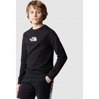 Sudadera de niño The North Face Drew Peak Light negra pura, talla S
