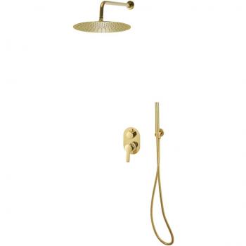 Sistema de ducha de acero inoxidable 201 dorado