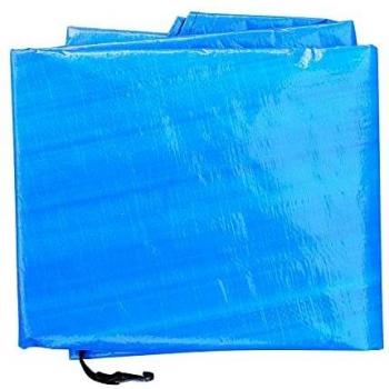 HOMCOM - Funda Proteccion Impermeable para Cama elástica Trampolines, diámetro ø 366cm, Color Azul