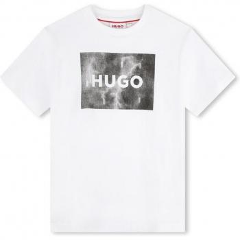 Camiseta de niño Hugo Boss con logo frontal