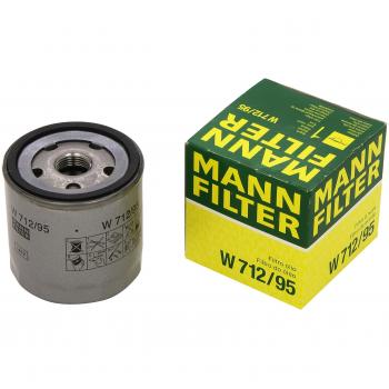 Original MANN-FILTER Oil filter W 712/95 – For Passenger Cars