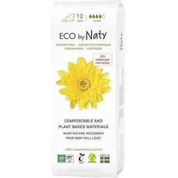 Compresas Eco by Naty Súper 12 Uds 100% Ecológicas