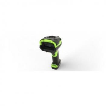 Lector de códigos de barras portátil 1D Zebra LI3678-ER con base USB, resistente y tecnología Bluetooth