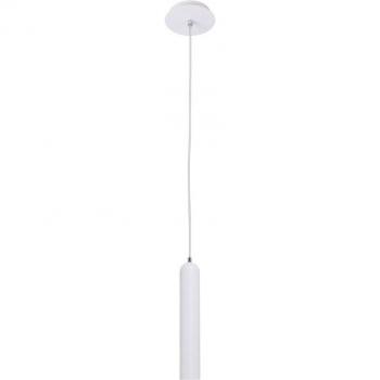 Lámpara colgante moderna Athan WH blanca, 1 luz, pantalla blanca mate, tipo de bombilla GU10