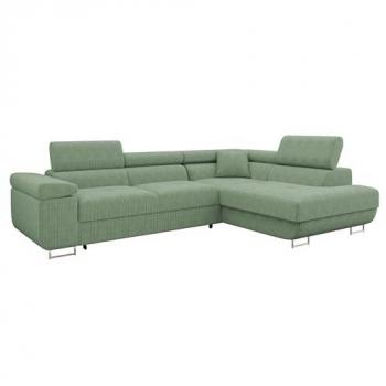Sofá rinconero Comfivo S100 con función de descanso y caja de ropa de cama, 274 x 203 x 70 cm