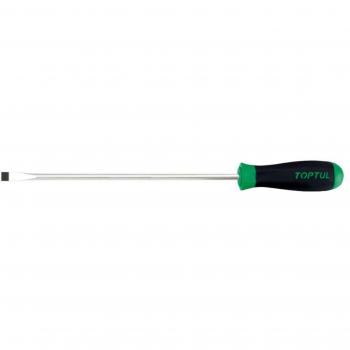 Destornillador plano TOPTUL 6.5 mm, Longitud: 400mm, Modelo: FACB6E40