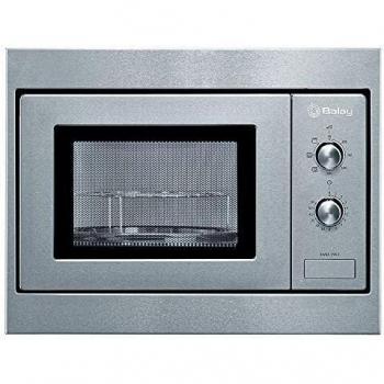 Balay 3WGX1953 - Microondas integrable, Capacidad 17 Litros, Con Grill, Acero Inoxidable