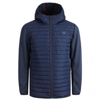Jack & Jones Plus Size Multi Quilted Hybrid Jacket for Men - 3XL