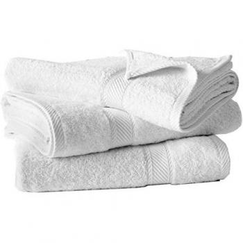 De Witte Lietaer 194875 Lote de 3 Toallas de Ducha Algodón Blanco 140 x 70 cm