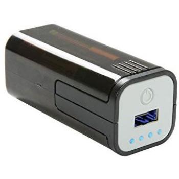 Emergency USB Power Bank Charger for AA Batteries - Black