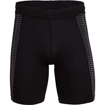 Joma Malla Corta Running Night Negro Short Caballero Deportivo, Hombre, S